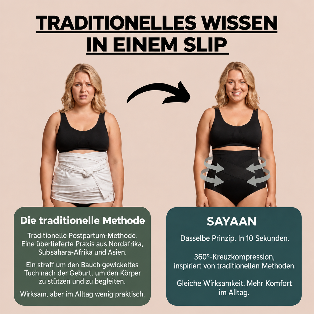 Culotte post-partum compression 360°