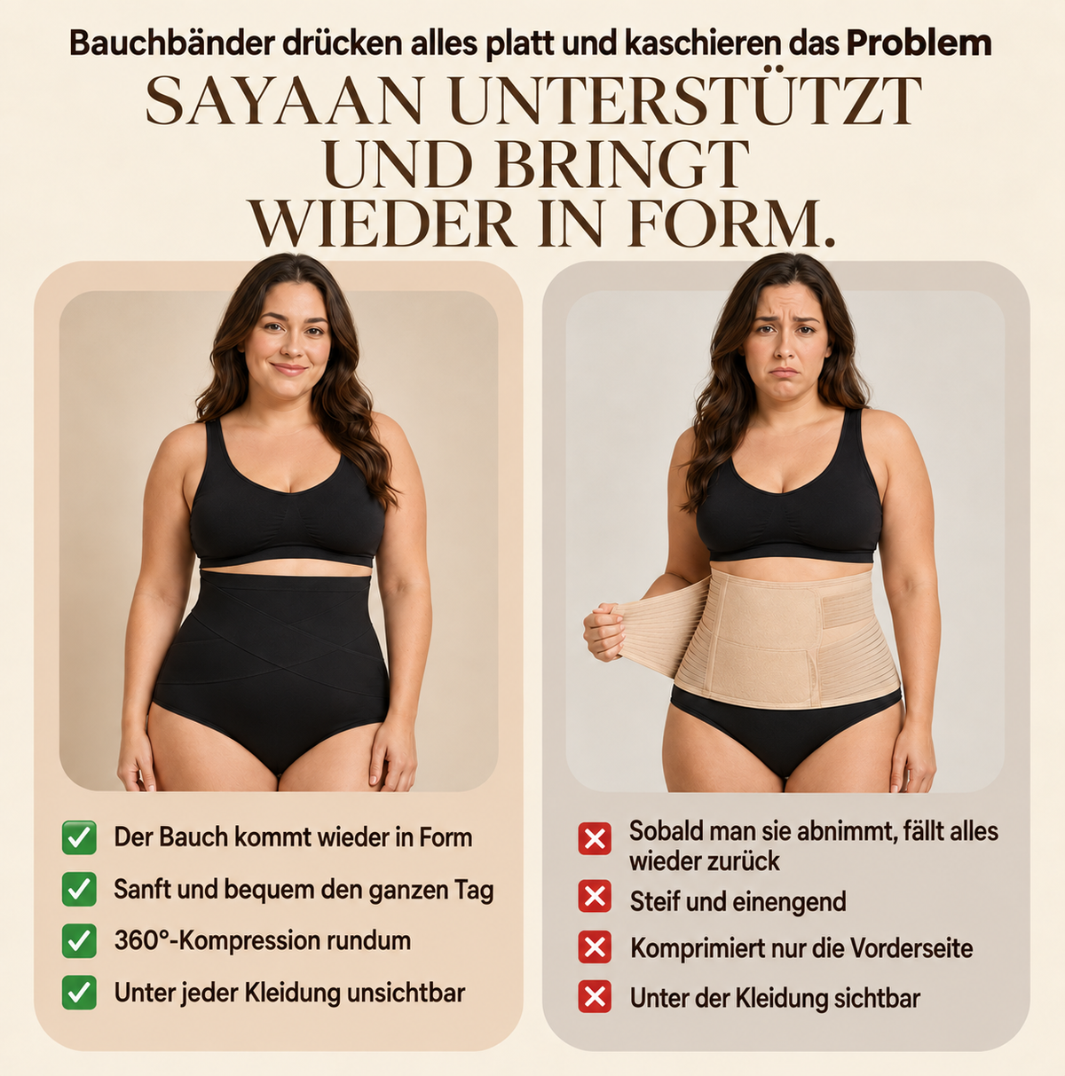Culotte post-partum compression 360°